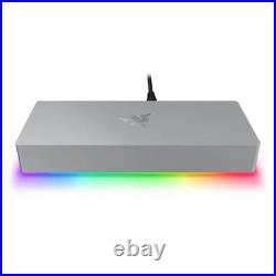 10 Port Razer Thunderbolt 5 Dock, Mercury, 4x ThunderboltT 5 (USB-C), 3x USB 3.2