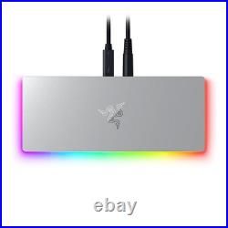 10 Port Razer Thunderbolt 5 Dock, Mercury, 4x ThunderboltT 5 (USB-C), 3x USB 3.2