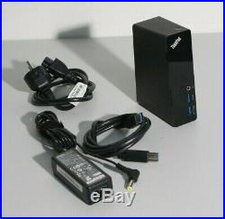 10x LENOVO ThinkPad Basic USB 3.0 Dock DL3700-ESS Station Accueil