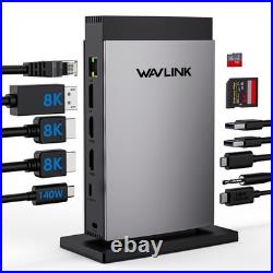 11-in-1 USB C Docking Station with 125W PD3.1 Pass-Through for Mac M1-M4 & Win 11-in-1 USB C Docking Station with 125W PD3.1 Pass-Through for Mac M1-M4 & Win