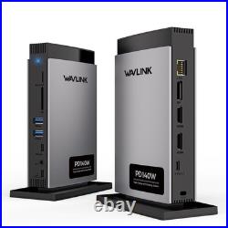 11-in-1 USB C Docking Station with 125W PD3.1 Pass-Through for Mac M1-M4 & Win 11-in-1 USB C Docking Station with 125W PD3.1 Pass-Through for Mac M1-M4 & Win