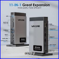 11-in-1 USB C Docking Station with 125W PD3.1 Pass-Through for Mac M1-M4 & Win 11-in-1 USB C Docking Station with 125W PD3.1 Pass-Through for Mac M1-M4 & Win
