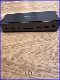 15 In 1 Mokin 8k USB-C Laptop Dock, 100w PD, HDMI, USBC, USB3, DP, USB2, SD/TF 15 In 1 Mokin 8k USB-C Laptop Dock, 100w PD, HDMI, USBC, USB3, DP, USB2, SD/TF