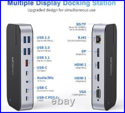 15 in 1 USB C Docking Station Dual Monitor 15 in 1 USB C Docking Station Dual Monitor