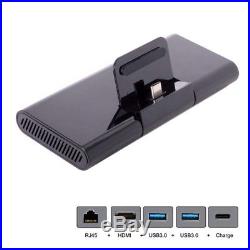 3XUSB 3.1 Type-C USB-C Dock Station to HDMI & Two 3.0 Hub & Ethernet & Pow K5M6