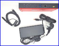 40AF0135UK Lenovo ThinkPad USB-C with USB-A Dock Gen. 2 Black 135v