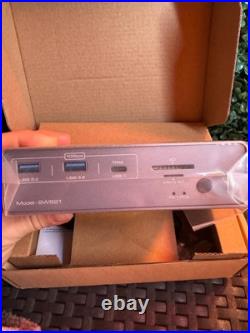 4K 120Hz USB-C Docking Station with KVM Switch Dual Monitor 2 Computers Display