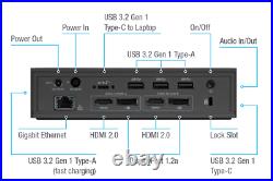 55x Targus DOCK190 USB-C Universal Dual Video 4K Docking Station 100W with PSU