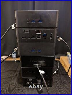 6x Dell K15A with only 4 Chargers power supply Thunderbolt Docking Station USB C