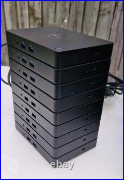 9x Dell WD15/K17A 4K USB-C DELL Docking Station USB 3.0 180W PSU HDMI 9x Dell WD15/K17A 4K USB-C DELL Docking Station USB 3.0 180W PSU HDMI