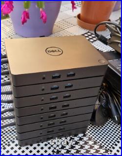 9x Dell WD15/K17A 4K USB-C DELL Docking Station USB 3.0 180W PSU HDMI 9x Dell WD15/K17A 4K USB-C DELL Docking Station USB 3.0 180W PSU HDMI