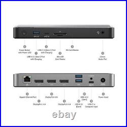 ALOGIC MX3 USB-C 3 x 4K Display Port Docking Station 100W Power