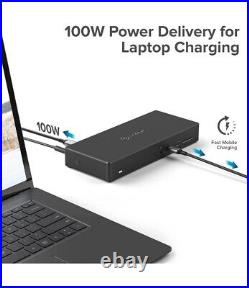 ALOGIC USB-C Triple Display 2x DP 1 x HDMI LAPTOP DOCKING Station 100W Power