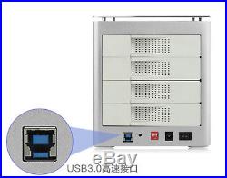 Acasis K302 Tool 4 Bay 3.5 SATA USB3.0 HDD External Docking Station RAID 4bay