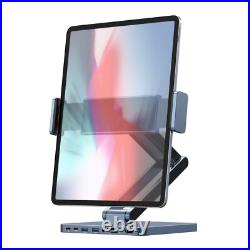Adjustable 8-In-1 USB-C Hub Stand Foldable Docking Station With HDMI, USB, ETC Adjustable 8-In-1 USB-C Hub Stand Foldable Docking Station With HDMI, USB, ETC