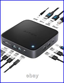 Aitek USB C Docking Station Dual Monitor