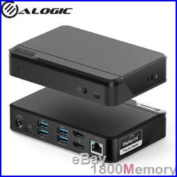 Alogic Universal Twin HD Docking Station USB-C USB-A Compatibility Dual Display