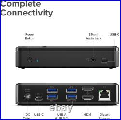Alogic Universal Twin HD Docking Station USB-C & USB-A HDMI Dual 1080p@60Hz Alogic Universal Twin HD Docking Station USB-C & USB-A HDMI Dual 1080p@60Hz