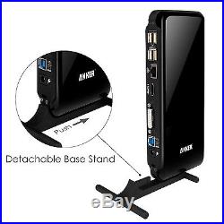 Anker USB 3.0 Dual Display Universal Docking Station with DVI/HDMI of up to