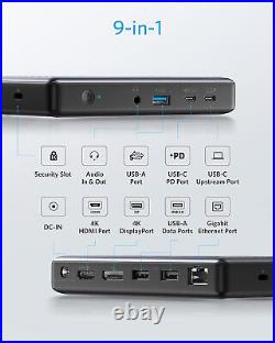 Anker USB C Docking Station, PowerExpand 9-in-1 USB-C PD Dock, 60W Charging etc
