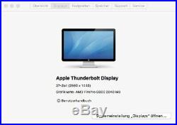 Apple Thunderbolt Display 27 MC914ZM/B Model A1407