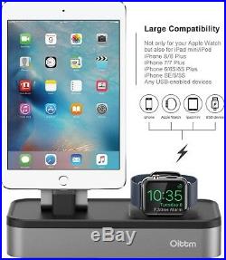 Apple Watch Series 3 Stand, Oittm 5 In 1 New Version 5-port USB Rechargeable