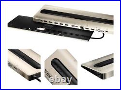 Aten USB-C Slim Multiport Dock UH3237 Universal Laptop Docking Station