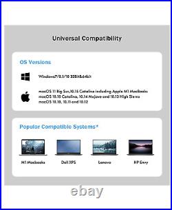 BENFEI USB 3.0 Universal Docking Station Dual Monitor HDMI VGA Compatible