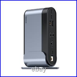 Baseus 17 In 1 USB-C Triple Display Hub Docking Station Adapter with 3 USB 3.0