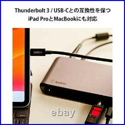 Belkin Docking Station USB Hub Thunderbolt3 Macbook Pro 2020 / Air iPad Pr NEW