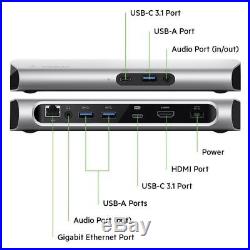 Belkin Express Dock 3.1 HD USB-C Desktop Docking Station for Macbook 8 Devices