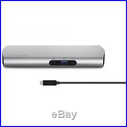 Belkin Express Docking Station USB-C/HD/4K/USB-A/HDMI for Mac/Windows Silver
