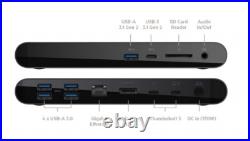 Belkin F4U097 Thunderbolt 3 Dock Pro Dual 4K 60Hz 40Gbps USB-C 85W PD, 170W PSU