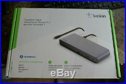 Belkin Thunderbolt 3 Dock 4K MAC USB-C Docking Station F4U097TT