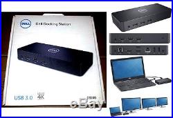Brand New Dell Ultra Hd 4k Superspeed Docking Station Usb 3.0 Connect 3 Monitors