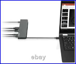 Brand New Lenovo 40au0065uk Usb-c Laptop Mini Dock, Docking Station, Grey