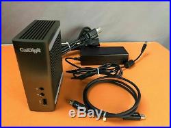 CalDigit TS2 Thunderbolt Station 2 Dock- mDP, HDMI, Audio, USB 3.0, LAN, eSATA