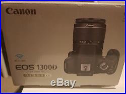 Canon EOS 1300D 18MP SLR Camera + EF-S 18-55mm III + EF50mm f/1.8 II