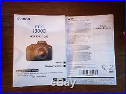 Canon EOS 1300D 18MP SLR Camera Kit with EF-S 18-55mm DC III Sensor CMOS Lens