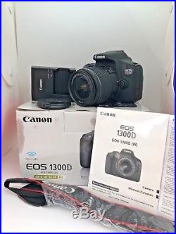 Canon EOS 1300D 18MP SLR Camera Kit with EF-S 18-55mm DC III lens, boxed
