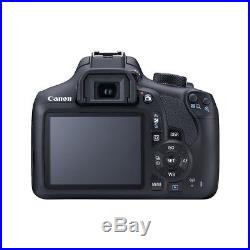 Canon EOS 1300D with EF-S18-55 DC III F3.5-5.6 Kit Black Warranty