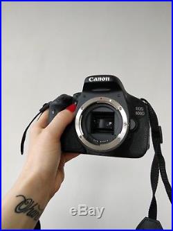 Canon EOS 600D DSLR Camera + 18-55mm Lens + 2 Batteries + Case