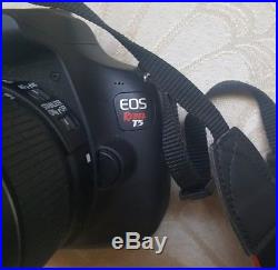 Canon EOS Rebel T5 (DS126491) 18 MP, 18-55mm /75-300 Lens, Black DSLR Camera Kit