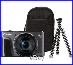 Canon PowerShot SX720 HS 20MP 4 Zoom Digital Compact Camera with case tripod
