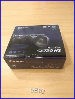 Canon Powershot SX720 HS Digital Compact Camera 40x 20MP Black Brand New