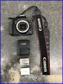 Canon Rebel T1i / 500D 15.1MP DSLR Camera Body with battery and charger