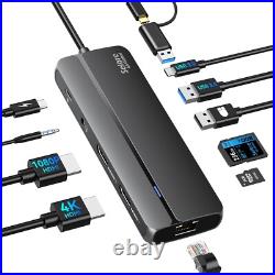 Compact USB 3.0 Docking Station with Dual HDMI and Fast Charging Mac & Windows Compact USB 3.0 Docking Station with Dual HDMI and Fast Charging Mac & Windows