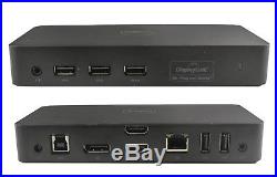 DELL D3100 Docking Station Ultra HD 4K USB 3.0 HDMI Inspiron XPS LAN + Netzteil