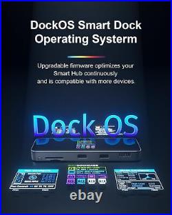 DOCKCASE Visual USB C Hub 9-in-1 Docking Station MacBook Pro/Air iPad Pro