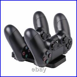 DUAL USB HUB Charging Stand Docking Station FOR PS4 Controller DOBE